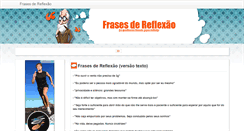Desktop Screenshot of frasesdereflexao.net