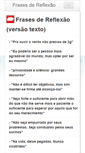 Mobile Screenshot of frasesdereflexao.net