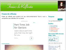 Tablet Screenshot of frasesdereflexao.com.br